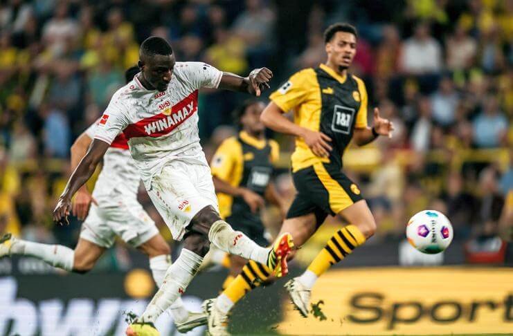 Hasil Liga Jerman: Nodai Ultah Ke-50 Markas Dortmund, Stuttgart Samai Bayern 2 Serhou Guirassy menyamai torehan 24 gol Mario Gomez pada musim 2008-09.