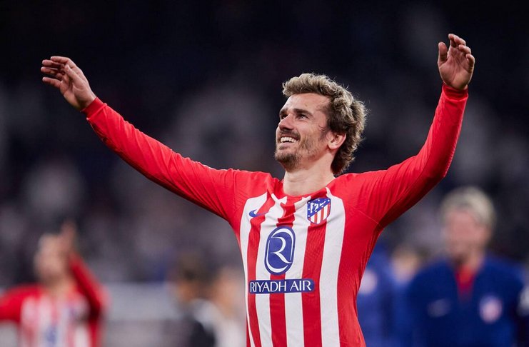 Antoine Griezmann Janji Tidak Tinggalkan Atletico Madrid 1 Atletico Madrid vs Inter Milan - antoine Griezmann - Alamy
