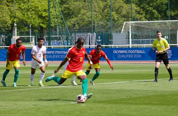 Kaba Diawara Kesal Guinea Hanya Menang 1-0 atas Indonesia 2 Timnas U-23 Guinea hanya mencetak gol dari penalti Ilaix Moriba.