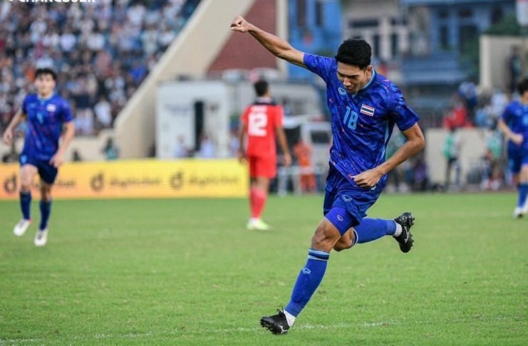 Masatada Ishii Dibuat Sakit Kepala dengan Timnas Thailand 2 Weerathep Pomphan, tmnas u-23 Thailand SEA Games 2021 - Twitter @Changsuek_TH