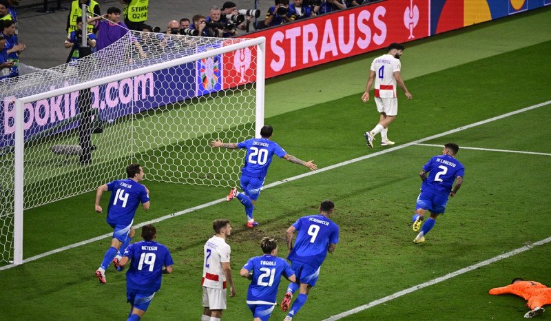Gol Larut Mattia Zaccagni Selamatkan Italia dari Kekalahan di Laga Euro 2024