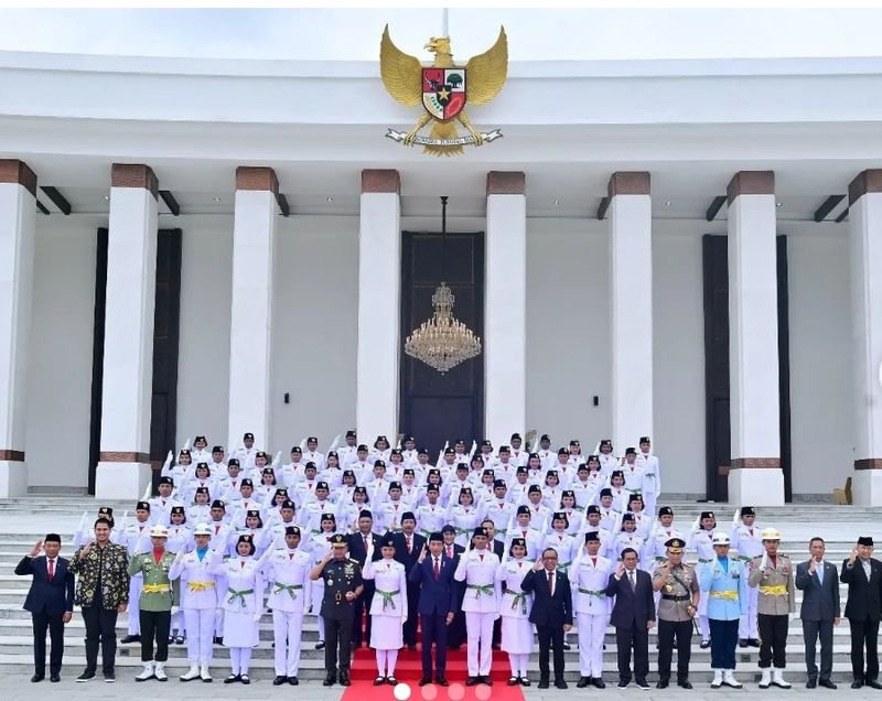 Paskibraka Putri Berjilbab Bukti Pancasila Lindungi Keberagaman