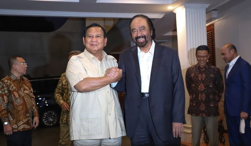 Surya Paloh Harap Prabowo Lebihi Kehebatan Kepemimpinan 10 Tahun Jokowi