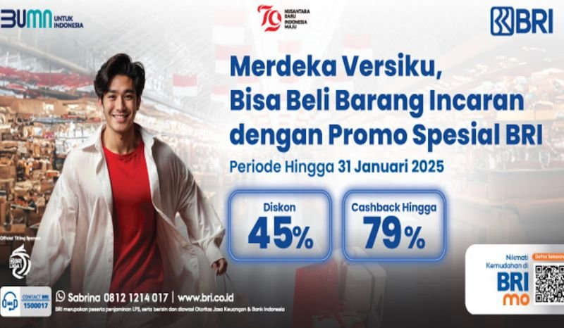 5 Promo BRI yang Wajib Kamu Manfaatkan di Hari Kemerdekaan 17 Agustus 2024