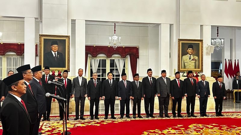 Ketua TKN Prabowo Tiba di Istana untuk Dilantik Jadi Menteri Investasi
