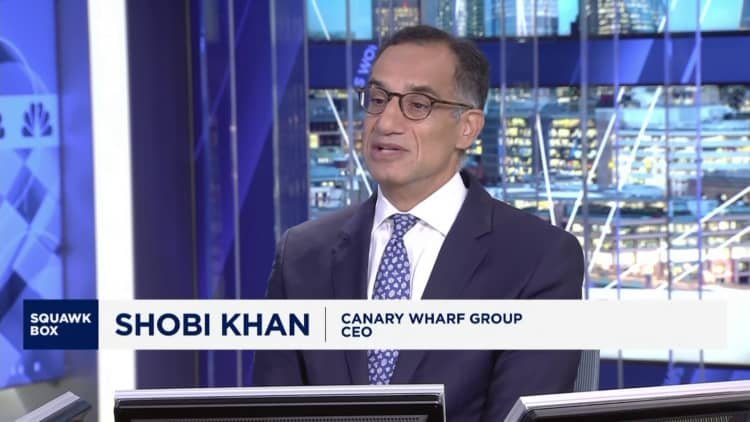 Peluang bagi Inggris untuk mengambil alih tantangan: CEO Canary Wharf Group