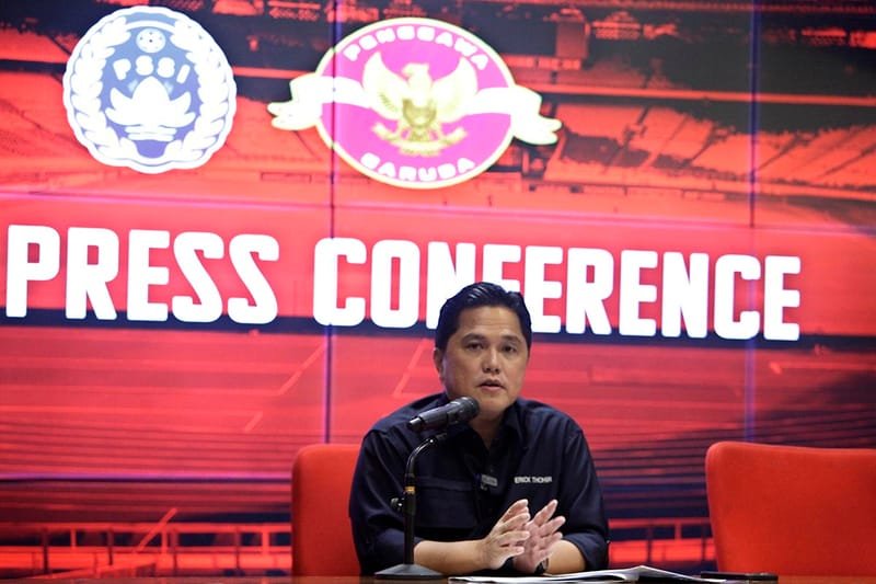 Erick Thohir: Terus Dukung Timnas di Kala Menang Maupun Kalah
