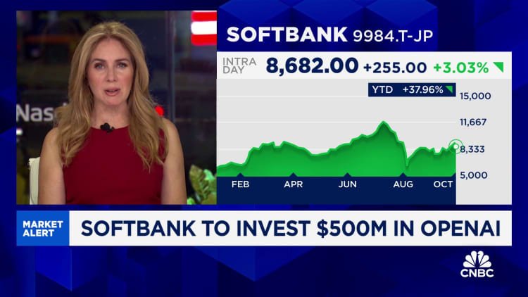 SoftBank akan menginvestasikan $500 juta di OpenAI