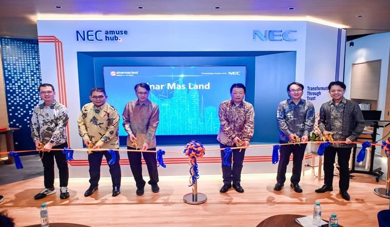 Tampilkan Showcase Transformasi Teknologi Terkini, NEC Indonesia Resmi Luncurkan NEC amuse hub. di Biomedical Campus, BSD City