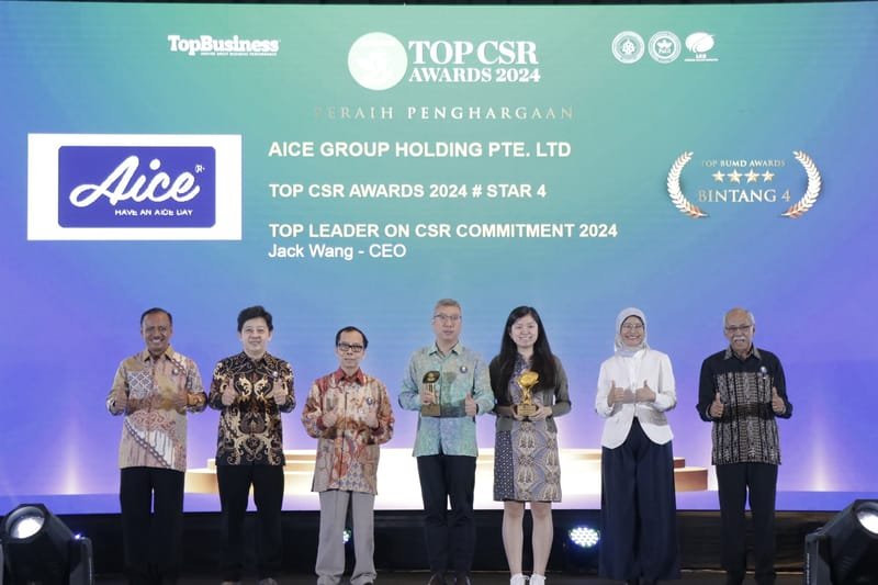 Program Pemberdayaan Berkelanjutan Antarkan Aice Raih Top CSR Awards