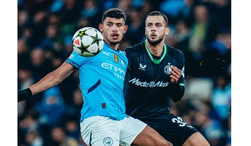 Manchester City vs Feyenoord, Sempat Unggul 3-0, The Citizen Diimbangi De club aan de Maas