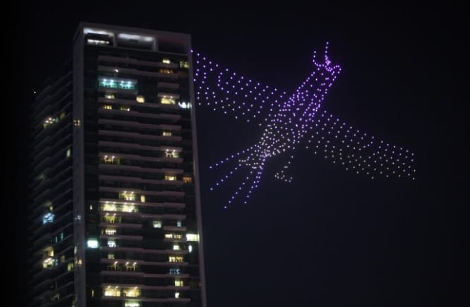 Pertunjukan 800 Drone akan Meriahkan Malam Tahun Baru Jakarta