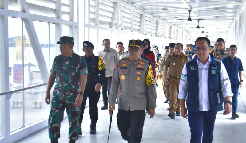 Kapolda Lampung Pastikan Pengamanan Maksimal di Pelabuhan Bakauheni Jelang Puncak Arus Mudik Natal dan Tahun Baru