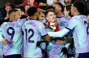 Laporan pertandingan dan poin pembicaraan saat Gunners naik ke posisi kedua