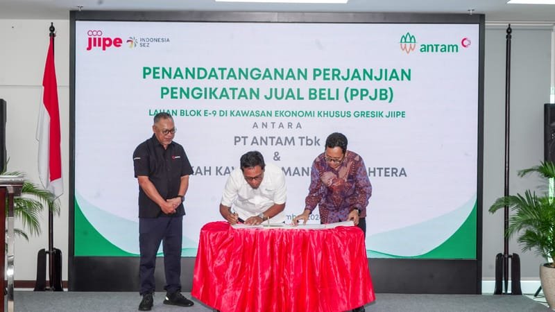 Setelah Freeport, Kini Giliran Antam Bangun Smelter di JIIPE Gresik