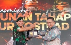 Pangkostrad Bersama Pj Bupati Bekasi Resmikan Pembangunan Yontaipur Kostrad