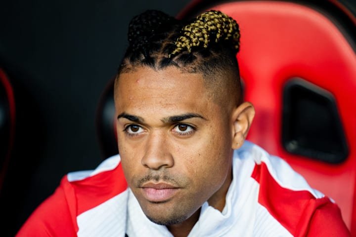 Mariano Diaz dari Sevilla FC terlihat selama La Liga EA Sports ...