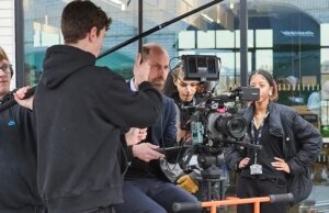 Pangeran William Beraksi di Belakang Kamera Saat Kunjungi London Screen Academy