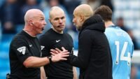 Pep Guardiola mengamuk ke wasit setelah tackle ‘breaker kaki’ di Man City Star