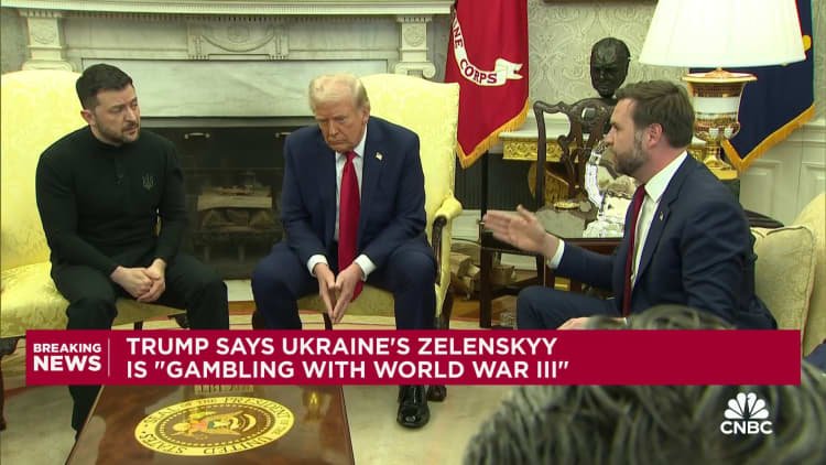 Trump ke Zelenskyy: 'Perjudian Anda dengan Perang Dunia II'