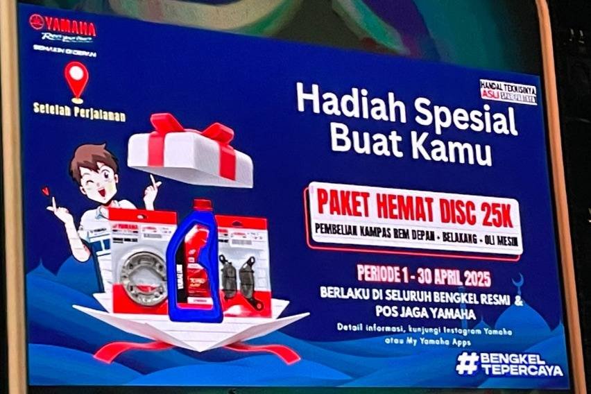 Promo lebaran Yamaha