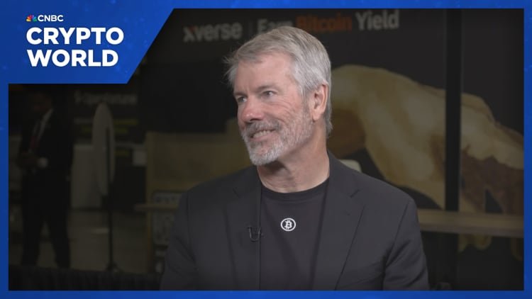 Lihat wawancara lengkap CNBC dengan Michael Saylor dari Bitcoin 2025