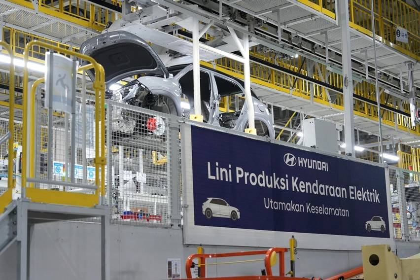 Produksi mobil listrik Hyundai Kona Electric dan Ioniq 5