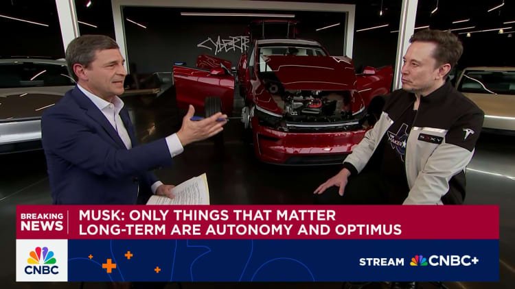 Lihat bagian 1 wawancara CNBC dengan Elon Musk dari Tesla