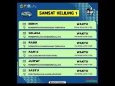 Samsat Keliling Bekasi dan Karawang, Senin 10 November 2025