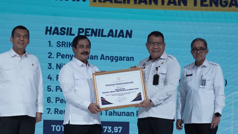 Kanwil Ditjenpas Kalteng Juara Nasional Bidang Dukungan Manajemen 2025