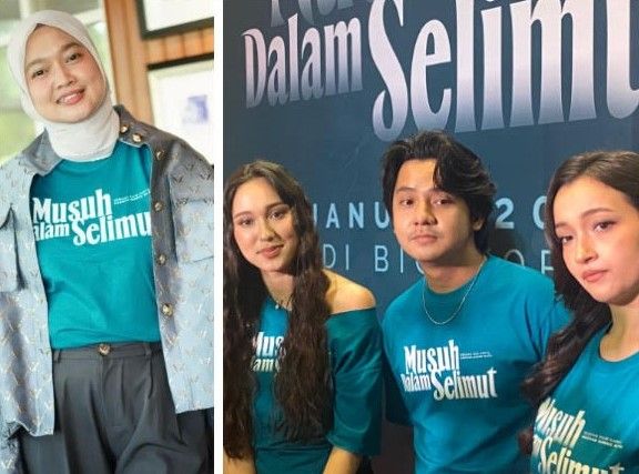 Hadrah Daeng Ratu Pujikan Totalitas Arbani Yasiz, Megan Domani, dan Yasmin Napper dalam Film Musuh Dalam Selimut