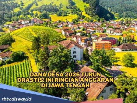Dana Desa Tegal 2026 Turun Drastis, dari Rp 321,8 M ke Rp 101,3 M