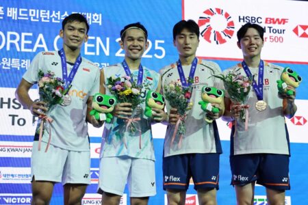 Respek pada Legenda, Kim/Seo Menunduk kepada Rexy dan Herry Usai Juara Malaysia Open
