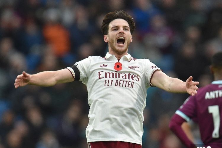 Bournemouth vs Arsenal 2-3: Declan Rice Jadi Bintang di Mata Arteta