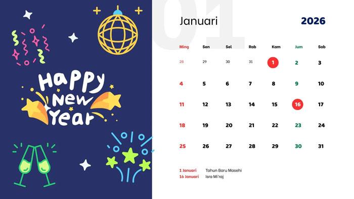 Cek Kalender 2025: Tanggal Jawa Minggu Pahing 25 Januari 2026, Lengkap Neptu, Pasaran, Weton