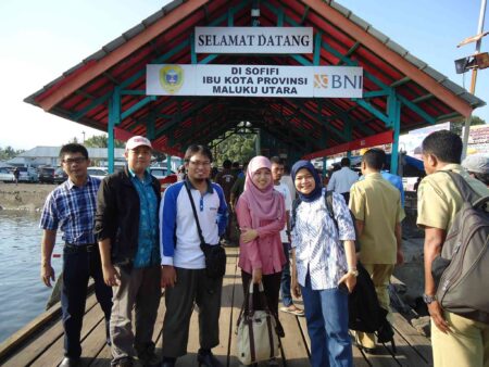 Perjalanan dari Ternate ke Sofifi, Menyeberang Laut Halmahera