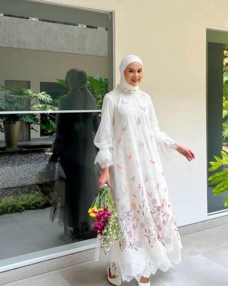 7 tren gamis lebaran 2026, dari brokat hingga abaya