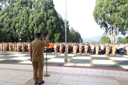 Sambut Tahun Baru 2026, Bupati Sadewo Pimpin Apel Kesiapan Layanan Masyarakat