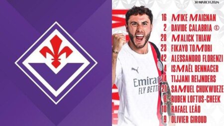 Live streaming Fiorentina vs AC Milan Liga Italia malam ini pukul 21.00 WIB