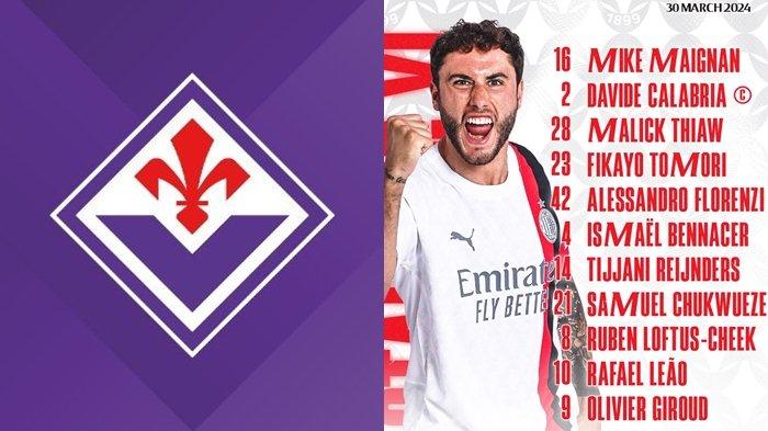 Live streaming Fiorentina vs AC Milan Liga Italia malam ini pukul 21.00 WIB