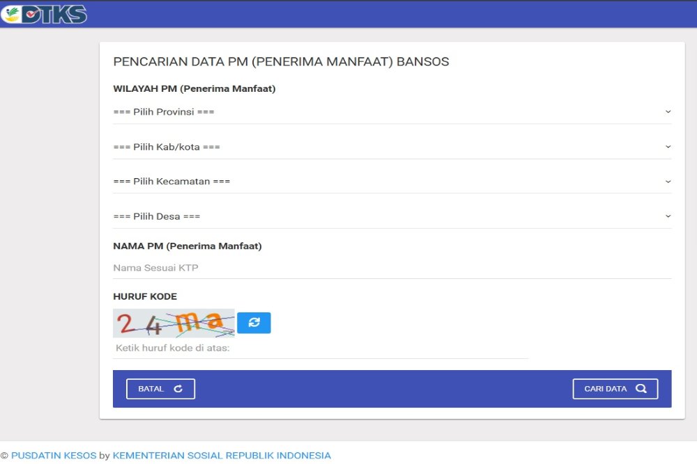 Cara cek bansos Kemensos 2026, warga Sumut daftar di cekbansos.kemensos.go.id