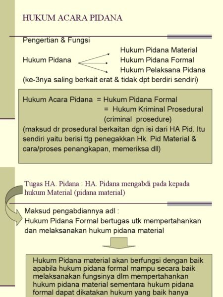 Strategi Pendekatan Hukum Pidana dan Hukum Acara Pidana Nasional