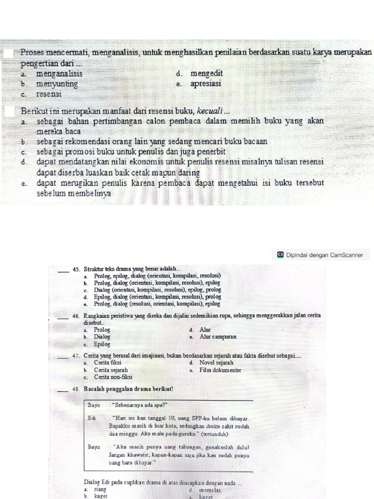 50 Soal Esai Bahasa Indonesia Kelas 11 Terbaru 2026