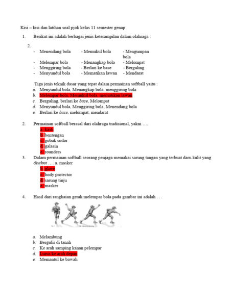 Jenis Makanan Kaya Karbohidrat? Soal PJOK Kelas 11 SMA Semester 2