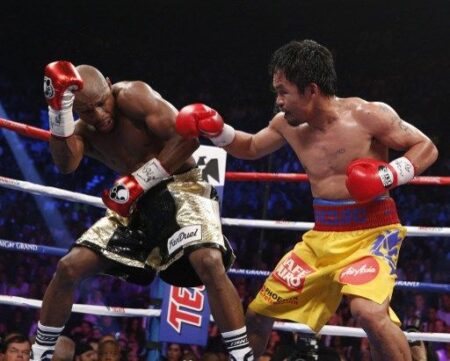 Manny Pacquiao Incar Hancurkan Rekor Mayweather di Las Vegas