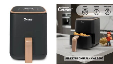 Ulasan lengkap Cosmos Air Fryer Digital CAF-6603: Keunggulan dan kelemahan