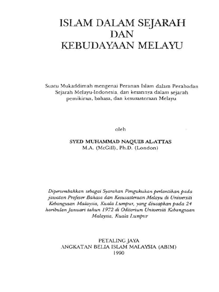 Naquib Al-Attas dan Warisan Intelektual untuk Peradaban Islam Modern