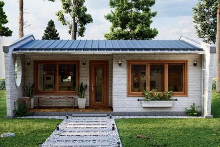 7 Desain Rumah 6×8 dengan 2 Kamar yang Nyaman dan Fungsional