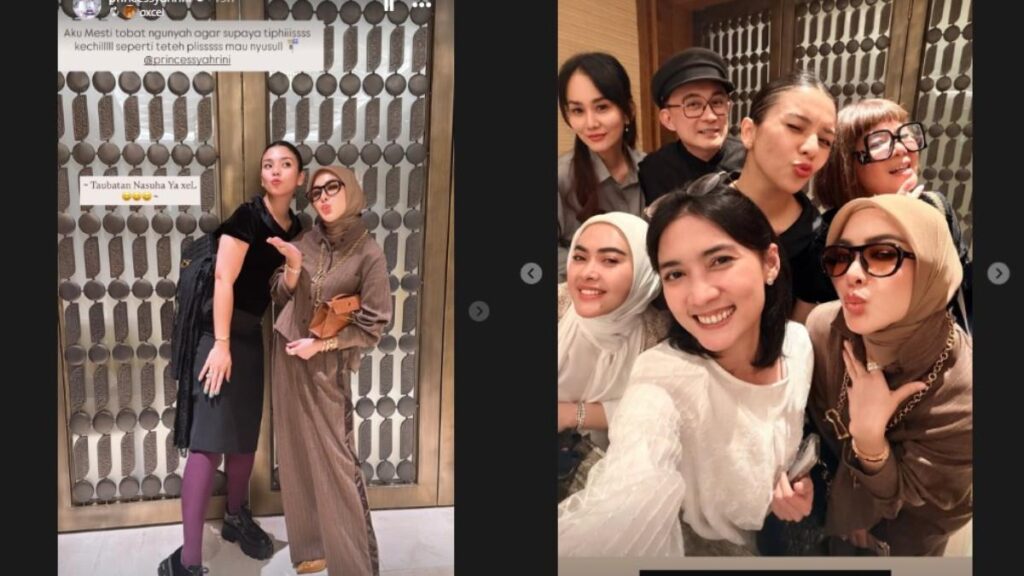 Syahrini Kembali ke Kampung, Ikut Buka Puasa, Kondisi Tubuh Istri Reino Barack Membuat Sahabat Terkejut