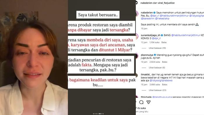Akhirnya Dicabut, Status Tersangka Nabilah Obrien, Selebgram Korban Pencurian Jadi Tersangka